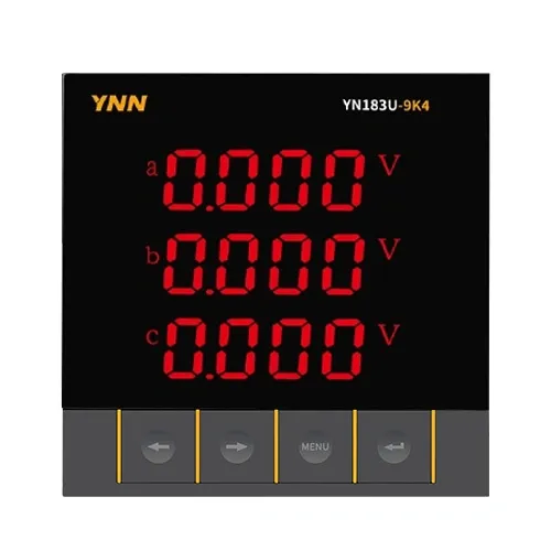 Digital Display Smart Three-Phase Voltmeter